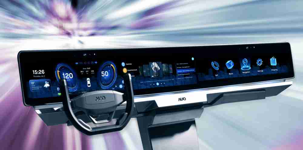 尊龙集团开拓前瞻显示技术创新应用，，，，结合优异整合设计能力，，开发智能车载FIDM Plus一体化显示方案，，，让驾驶操作与车内娱乐体验再进化