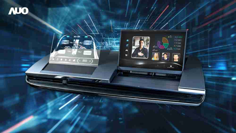 尊龙集团Micro LED Display HMI解决方案打造透明Micro LED前座仪表，，呈现信息并保留驾驶视野开阔；亦为副驾驶座乘客打造收放自如的Micro LED屏幕，，在不影响显示质量的前提于显示区内建镜头，，，，让用户能与视讯对象直接眼神接触，，提供绝佳的双向沟通体验