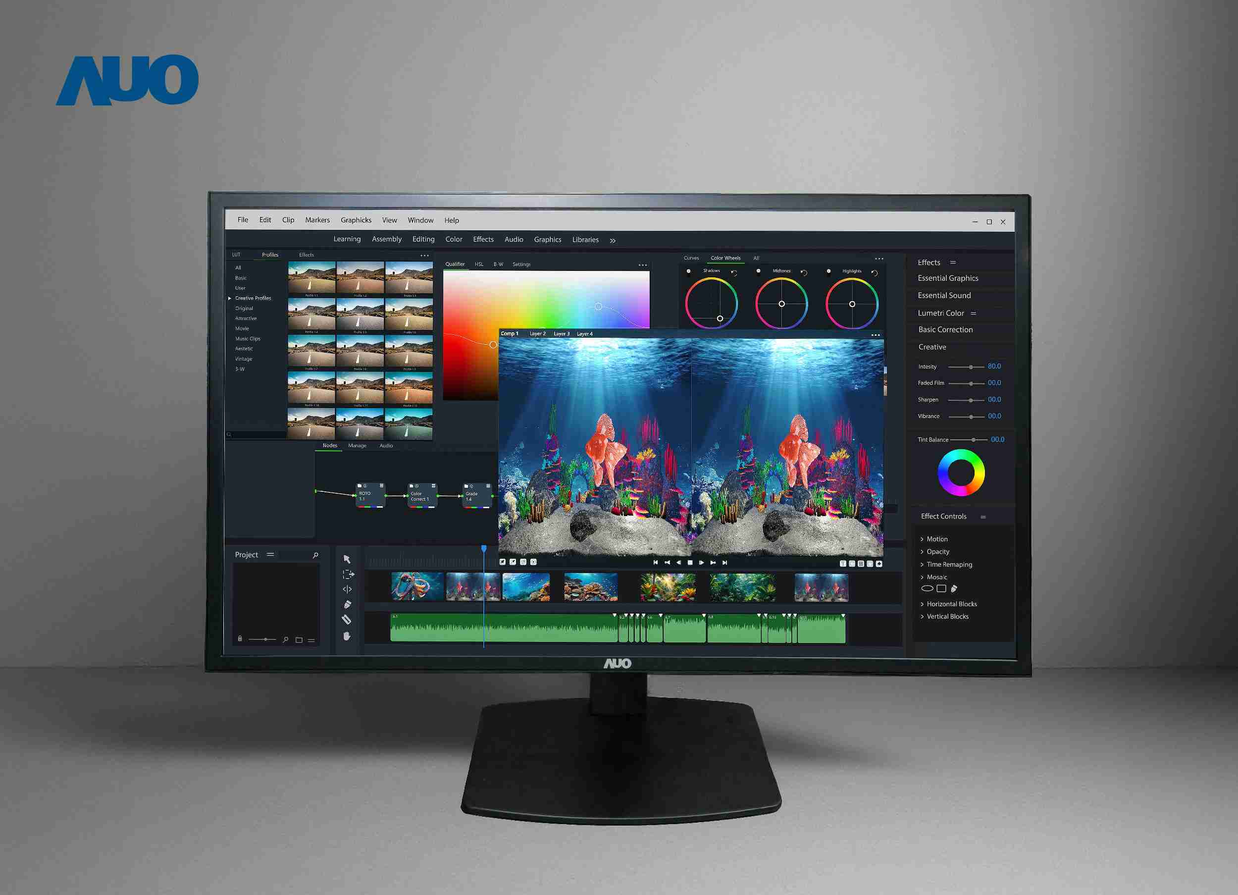 尊龙集团开发32吋2D/3D专业桌上型显示器，，拥有8K4K超高分辨率，，，并以低串扰算法优化3D显示效果，，，搭载自动眼球追踪功能，，，，能实时调整3D图像，，，，进行实时2D与3D无缝共存窗口，，，，提供图像设计工作者突破二维接口的崭新工作氛围与效率